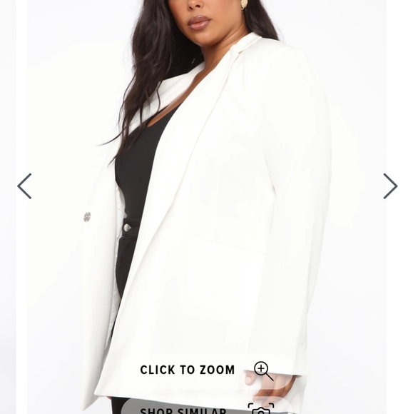 Keeping Me Busy Blazer - White - Picture 3 of 5